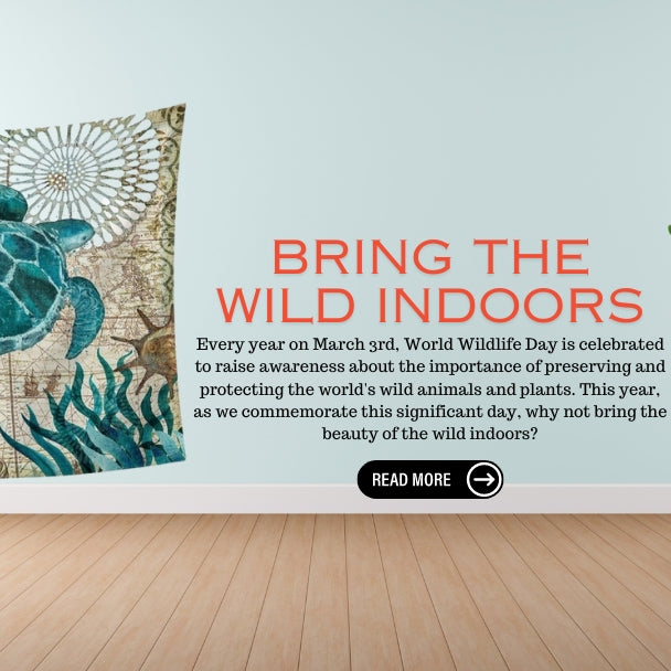 Bring the Wild Indoors: Celebrating World Wildlife Day with Original Tapestries Animal Collection