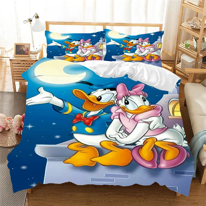 Donald Duck Daisy Themed Bedding Set