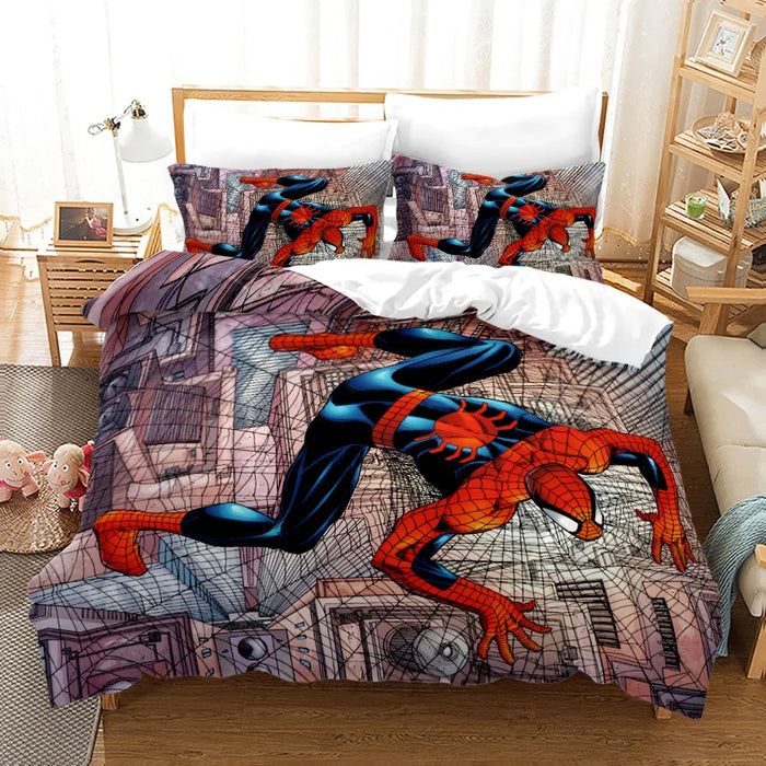 Spiderman Themed Bedding Set