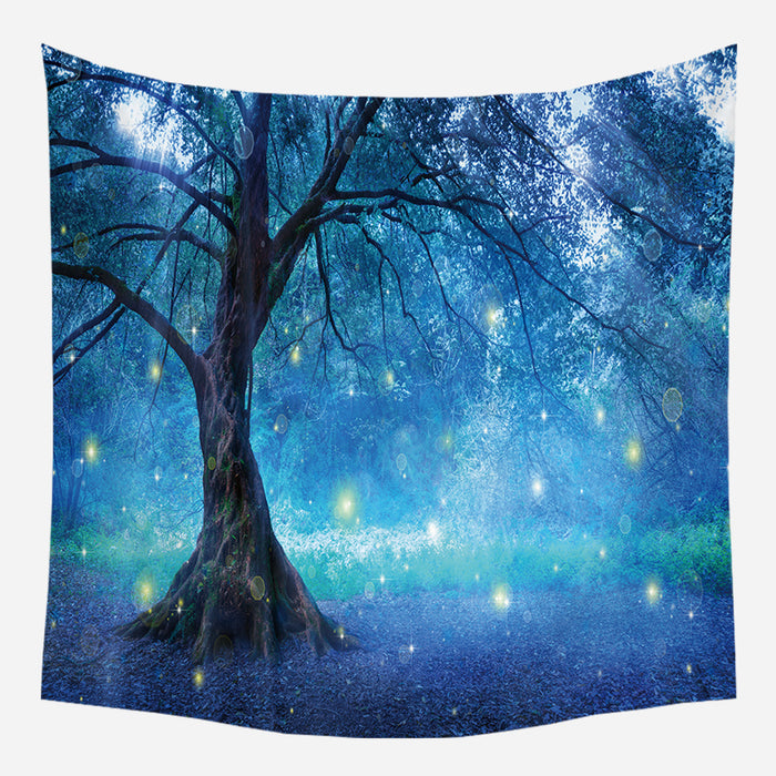 Forest Morning Tapestry Wall Hanging Tapis Cloth