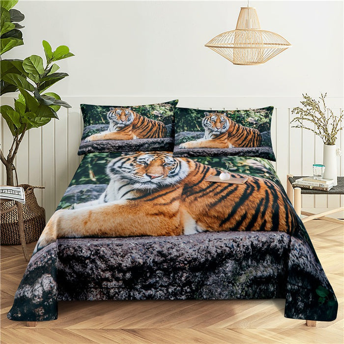Mighty Tiger Flat Bed Bedding Set