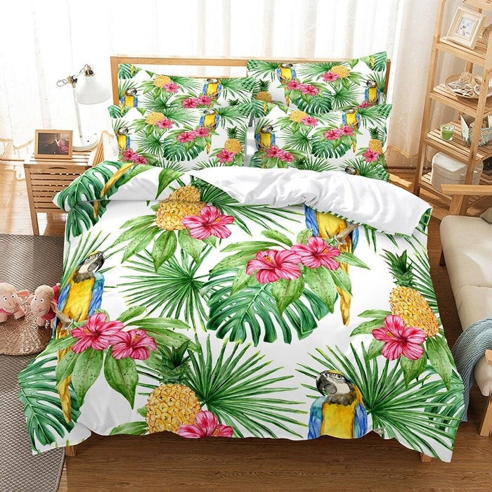 3D Pineapple Bedding Set