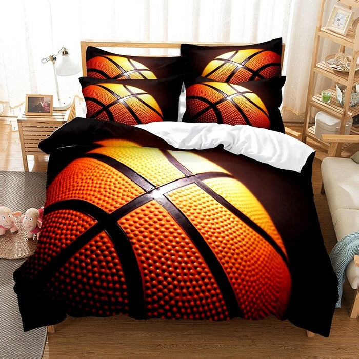 3D Basketball Printed Bedding Set
