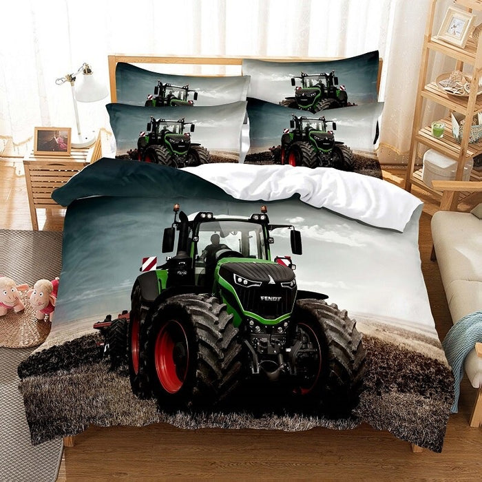 3D Tractor Bedding Set
