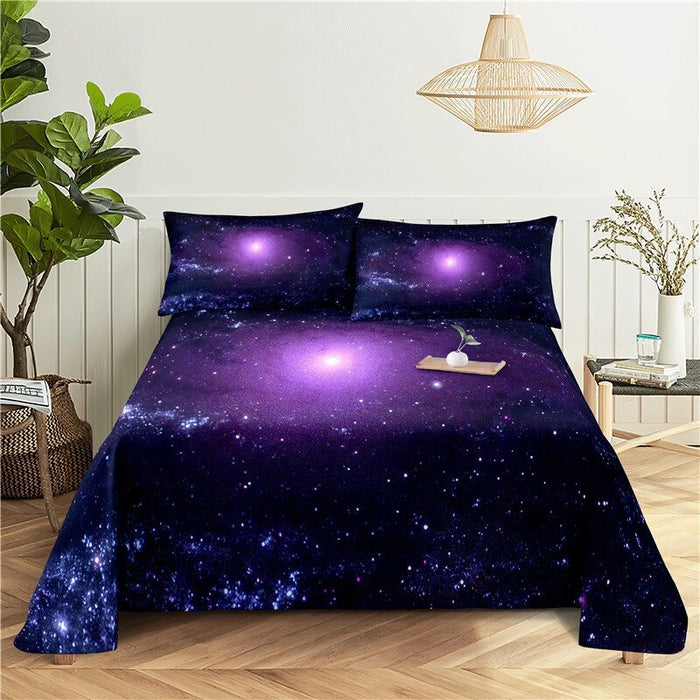 Starry Universe Print Bedding Set