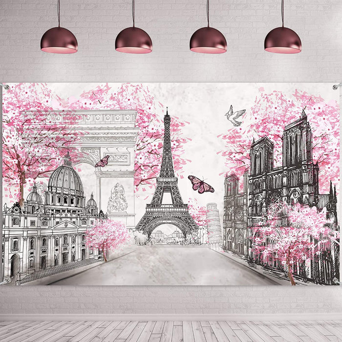 Paris Tapestry Wall Hanging Tapis Cloth