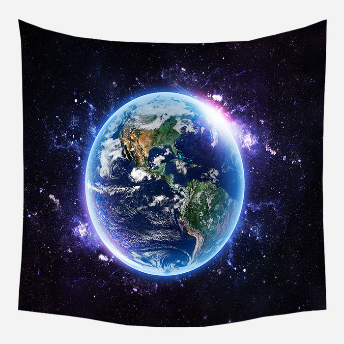 Earth's Aura Tapestry Wall Hanging Tapis Cloth