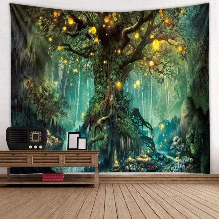 Forest Tapestry Home Decor Landscape Tapestry Living Room Bedroom Decoration Tapestry Magic Tapestry Curtain - Old Tree