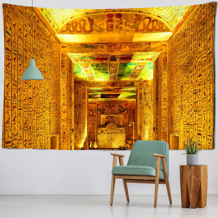 Ancient Egyptian Pharaoh Tapestry Wall Hanging