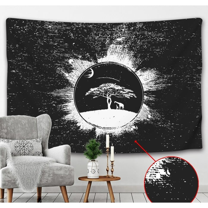 Psychedelic Tapiz Witchcraft Tapestry Wall Hanging Tapis Cloth