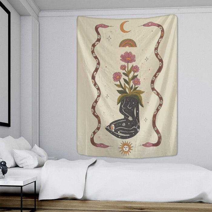 Tarot Tapestry Wall Hanging Tapis Cloth