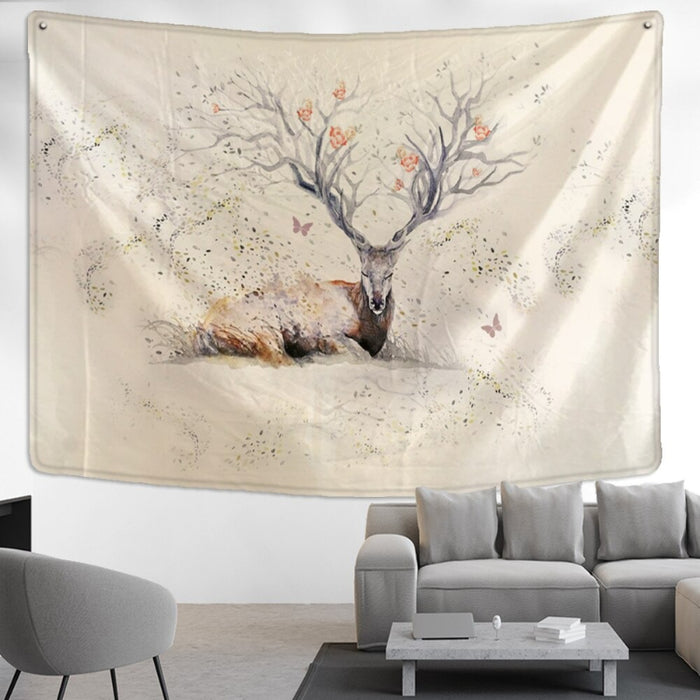Fawn Tapestry Wall Hanging Tapis Cloth