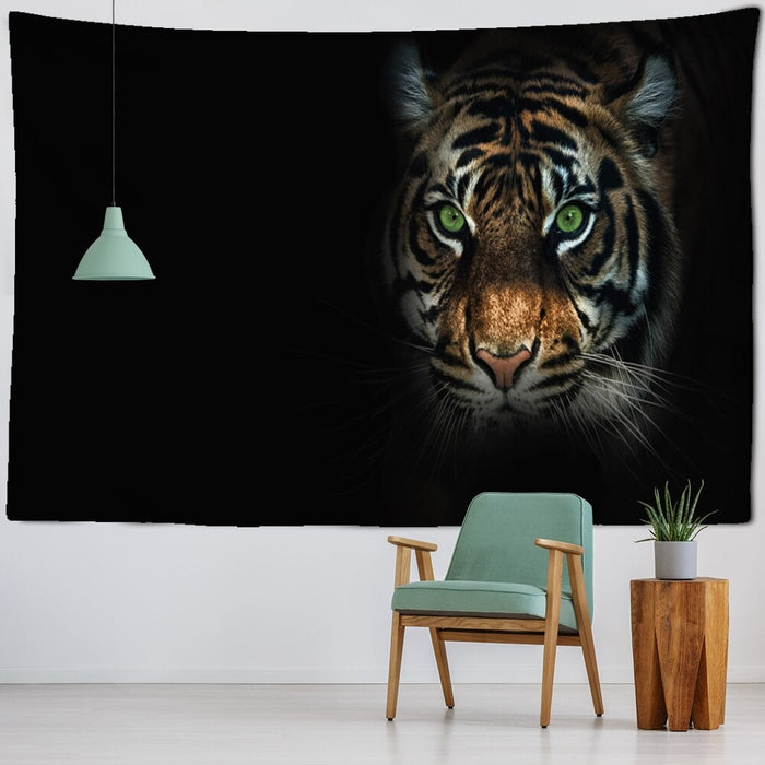 Animal Tiger Tapestry Wall Hanging Tapis Cloth