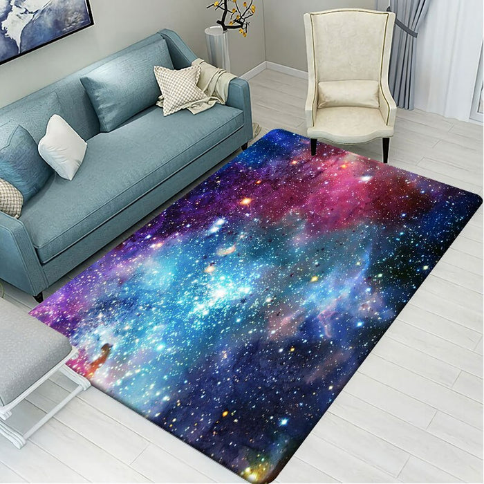 Galaxy Print Decorative Floor Mats