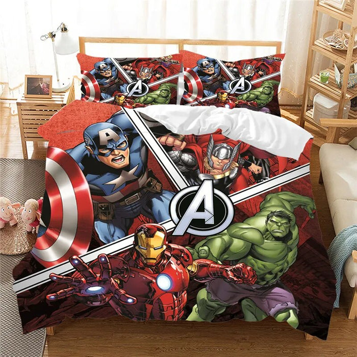 Avengers Patterned Elegant Bedding Set