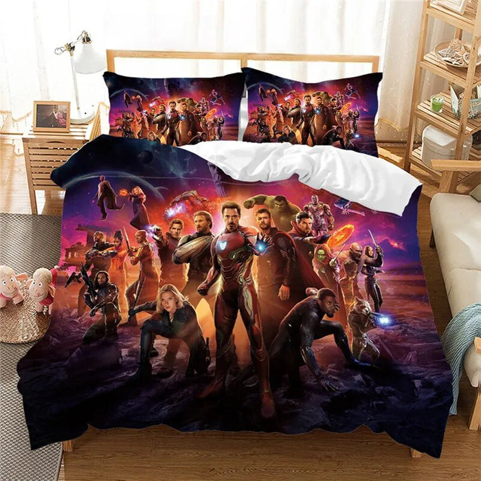 Avengers Printed Elegant Bedding Set