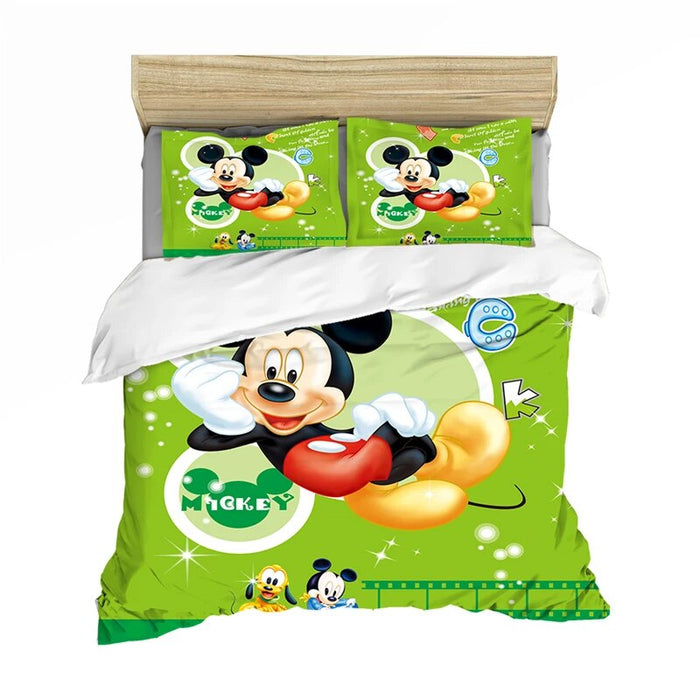 Cartoon Mickey Printed Bedding Set