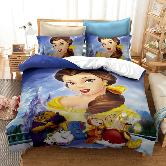Princess Belle Printed Bedding Set