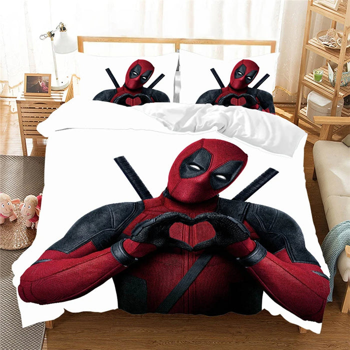 Deadpool Bed Cover Set