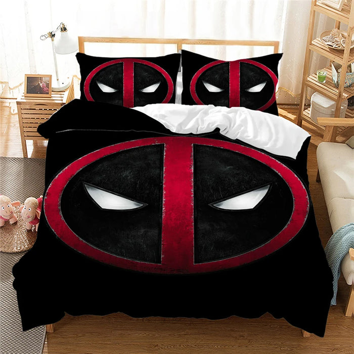 Deadpool Printed Bedding Set