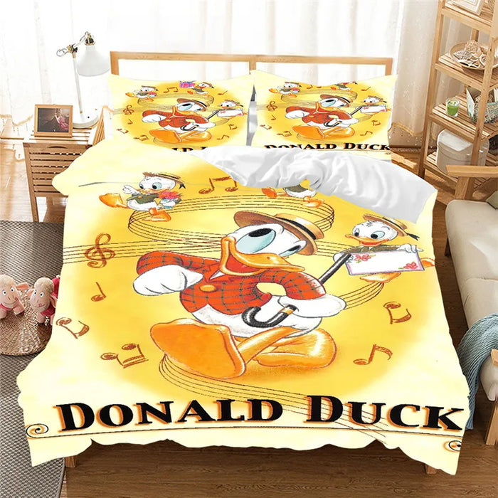 Donald Duck Daisy Themed Bedcover Set