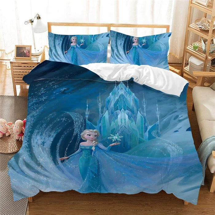 Frozen Elsa Duvet And Pillow Cover Set