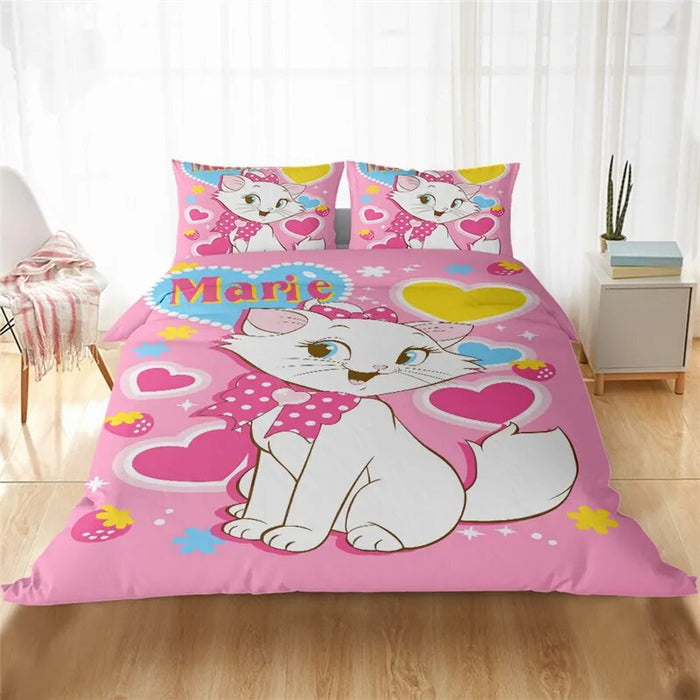 Maire Cordate Printed Bedding Set