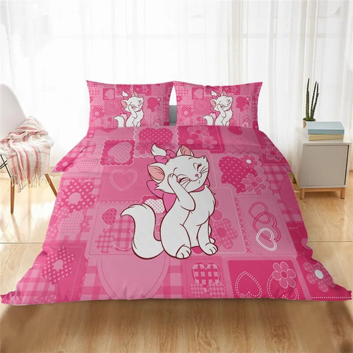 Marie With Cordate Printed Duvet Covers With Pillowcase