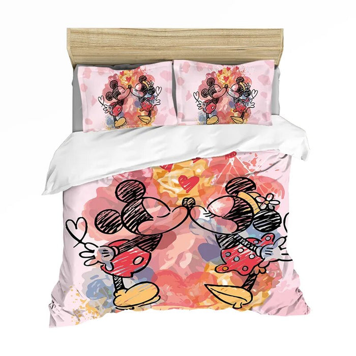 Mickey Mouse Elegant Duvet Covers With Pillowcase