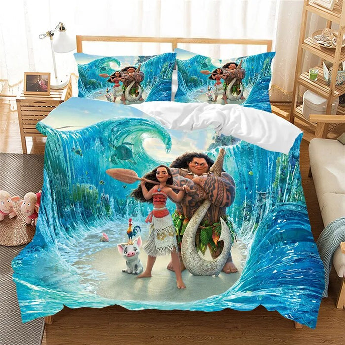 Sea Themed Pillowcase With Duvet Cover