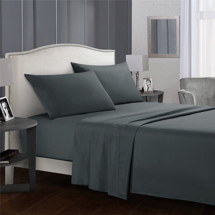 Comfy Bedsheet Set Brushed Microfiber 1800 Bedding - Wrinkle, Fade, Stain Resistant - 4 Piece