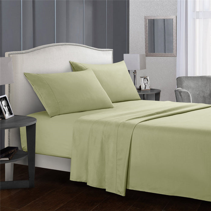 Comfy Bedsheet Set Brushed Microfiber 1800 Bedding - Wrinkle, Fade, Stain Resistant - 4 Piece