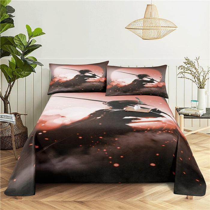 Cartoon Dinosaur Print Bedding Cover Set