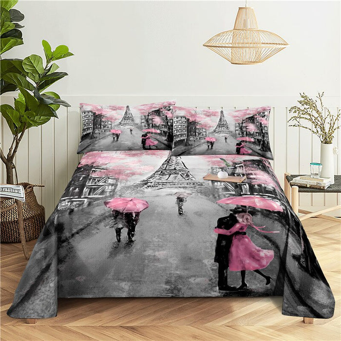 Cityscape Printed Bedding Set