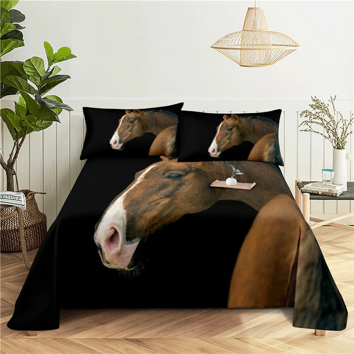 Horse Print Bedding Set