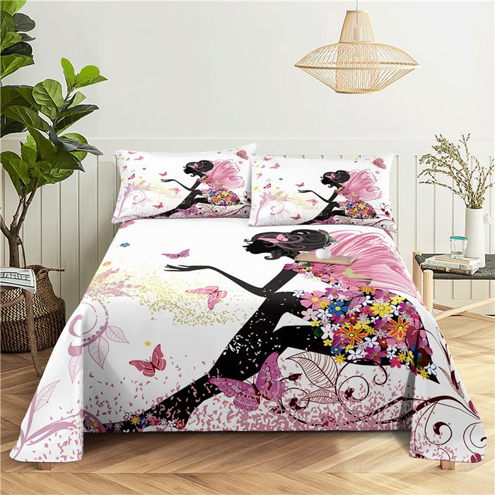 Cartoon Print Bedding Set