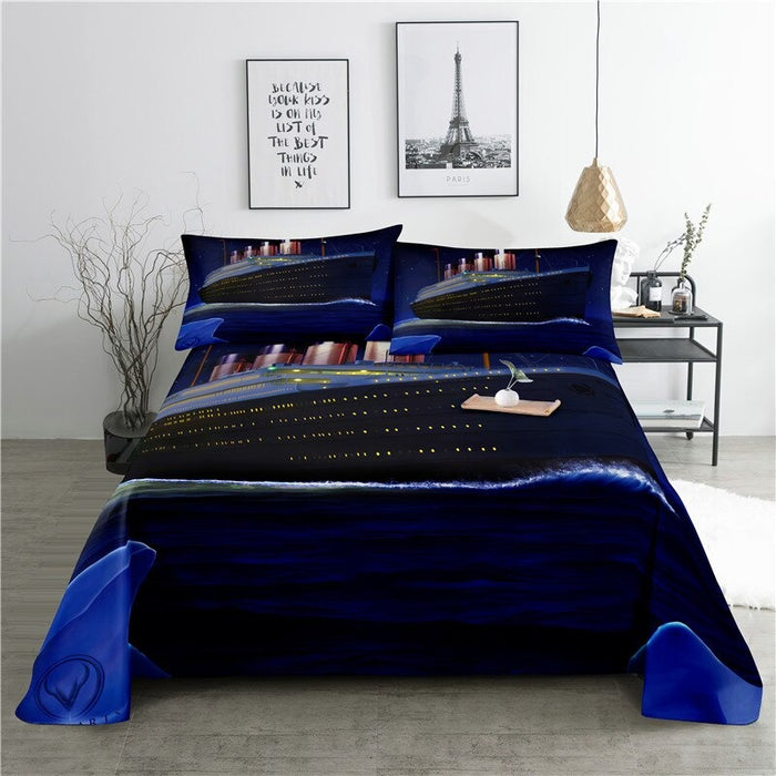 3 Sets Navigation Pillowcase Bedding