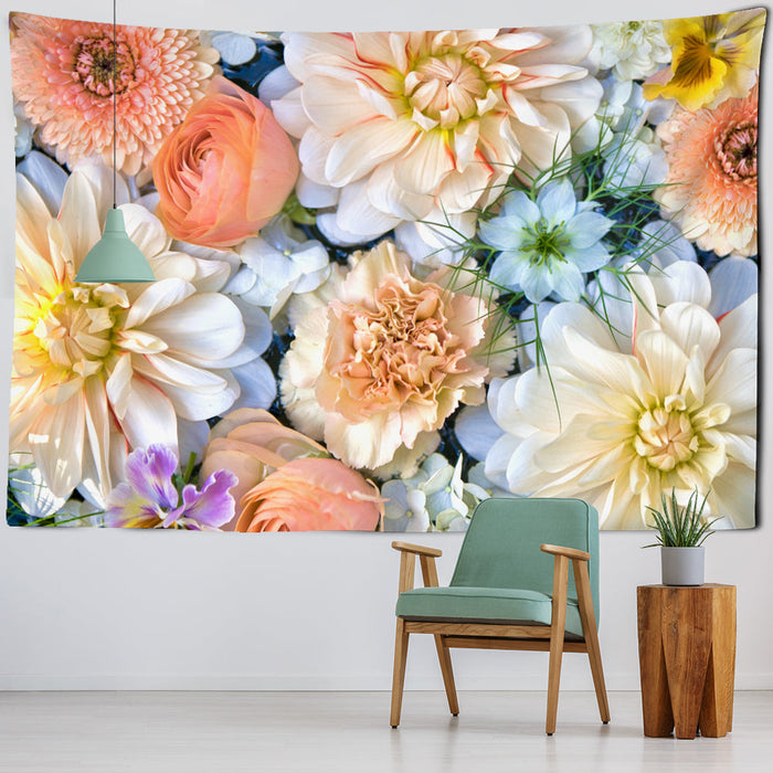 Floral Printed Tapestry Wall Hanging Tapis Cloth