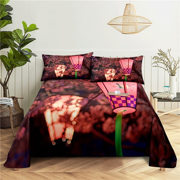 2 Sets Beautiful Sprays Pillowcase Bedding