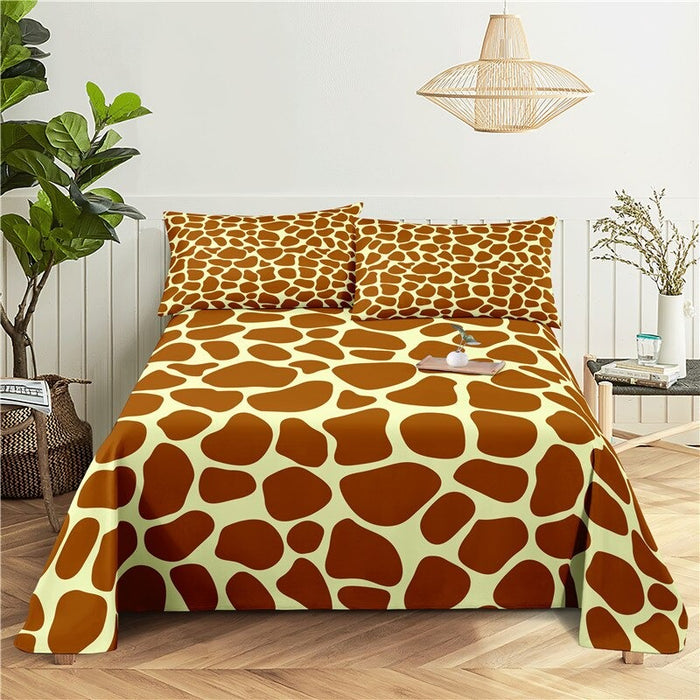 2 Sets Cow Pattern Pillowcase Bedding