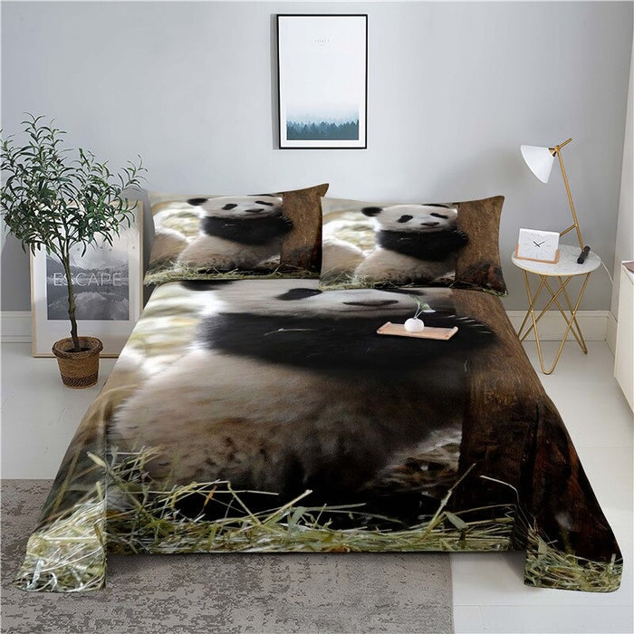 2 Sets Panda Pillowcase Bedding