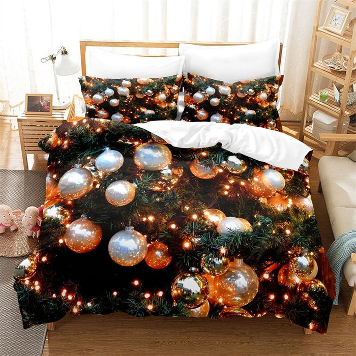 Christmas Celebration Printed Bedding Set