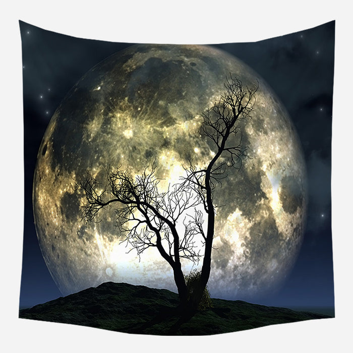 Moon Beauty Tapestry Wall Hanging Tapis Cloth