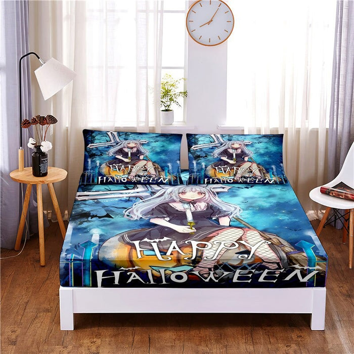 Christmas Digital Printed Fitted Mattress Cover