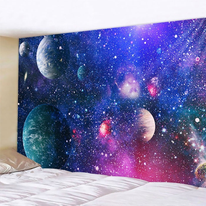 Galaxy Printed Tapestry Wall Hanging Tapis Cloth