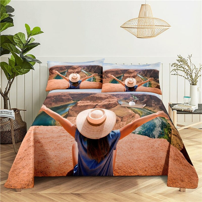 2 Sets Of Beautiful Seaside Pillowcase Bedding