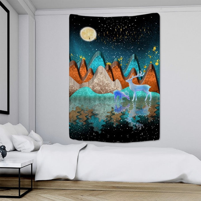 Creative Paintings Tapestry Wall Hanging Tapis Cloth