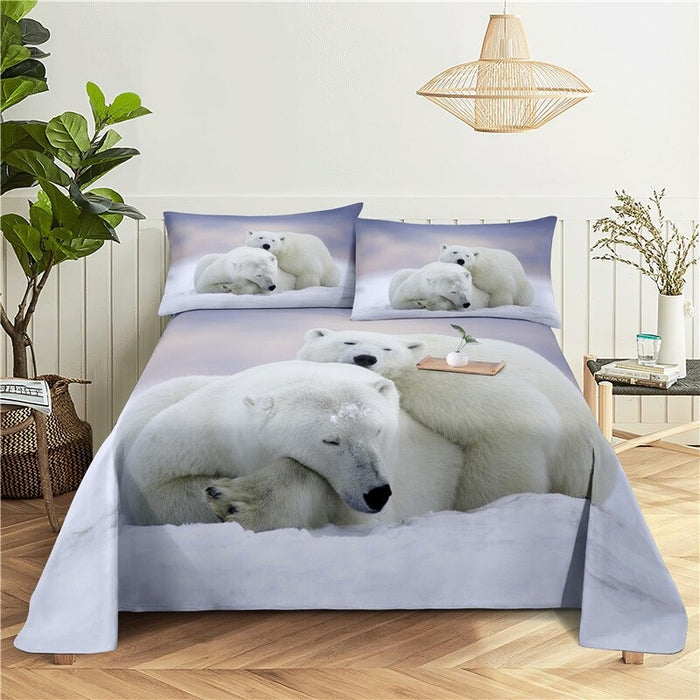 Arctic Animals Printed Bedding Set