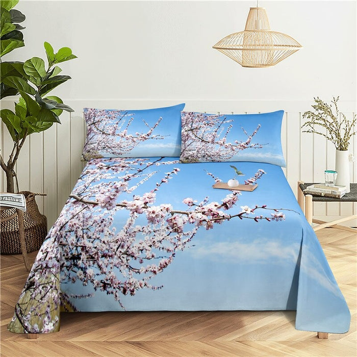 2 Sets Beautiful Sprays Pillowcase Bedding