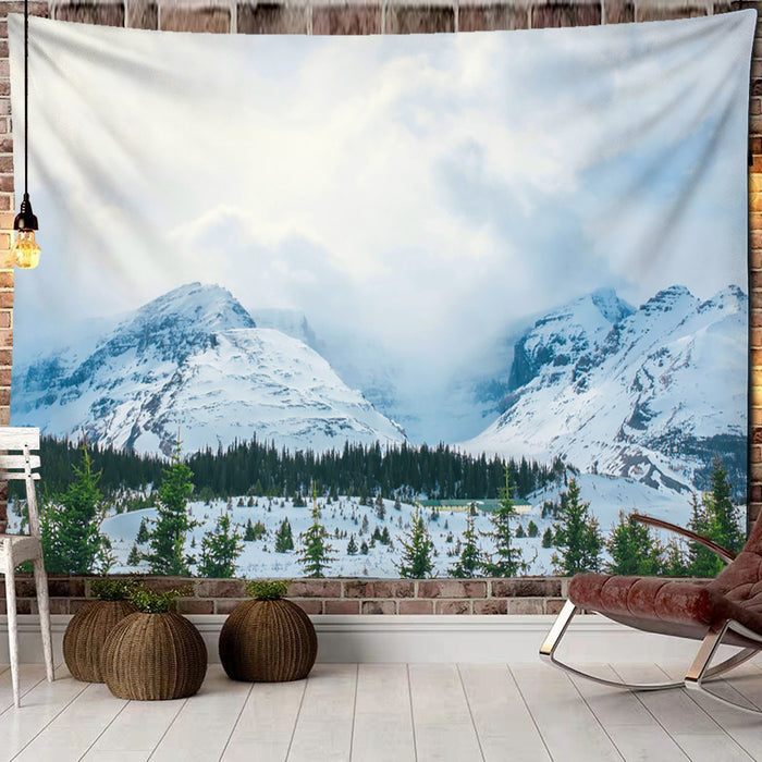 Mountains & Trees Tapestry Wall Hanging Tapis Cloth